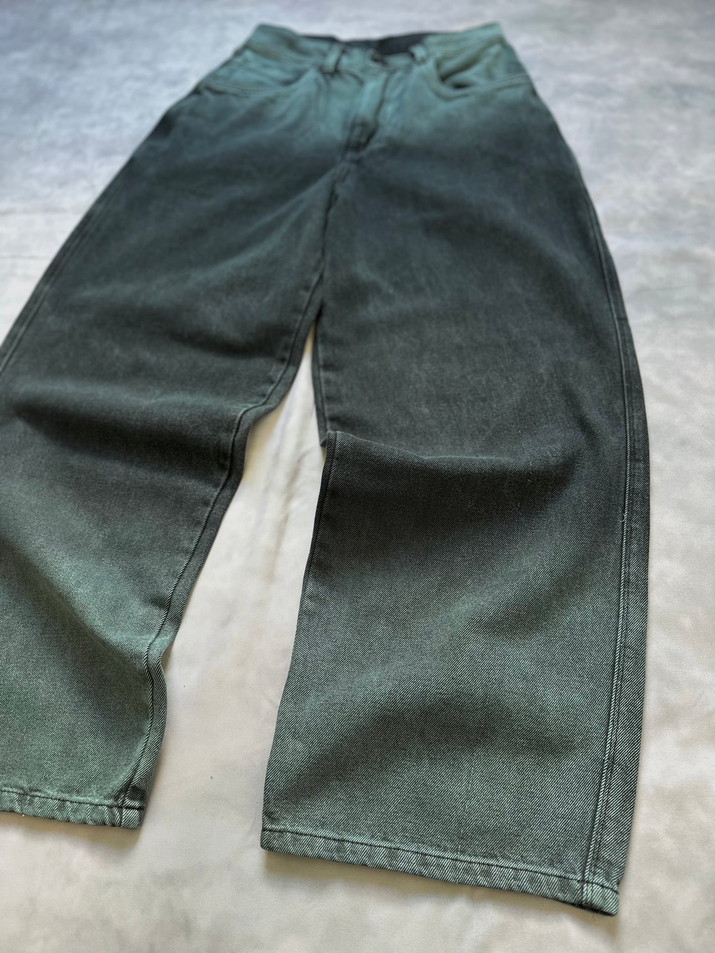 BAGGY JEANS CLASIC “VERDE FADE”