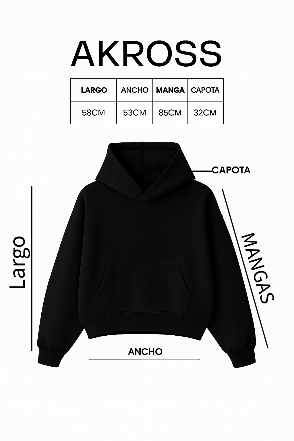 HOODIES “EDICIÓN 69” BOXIFIT BLANCO AKROSS