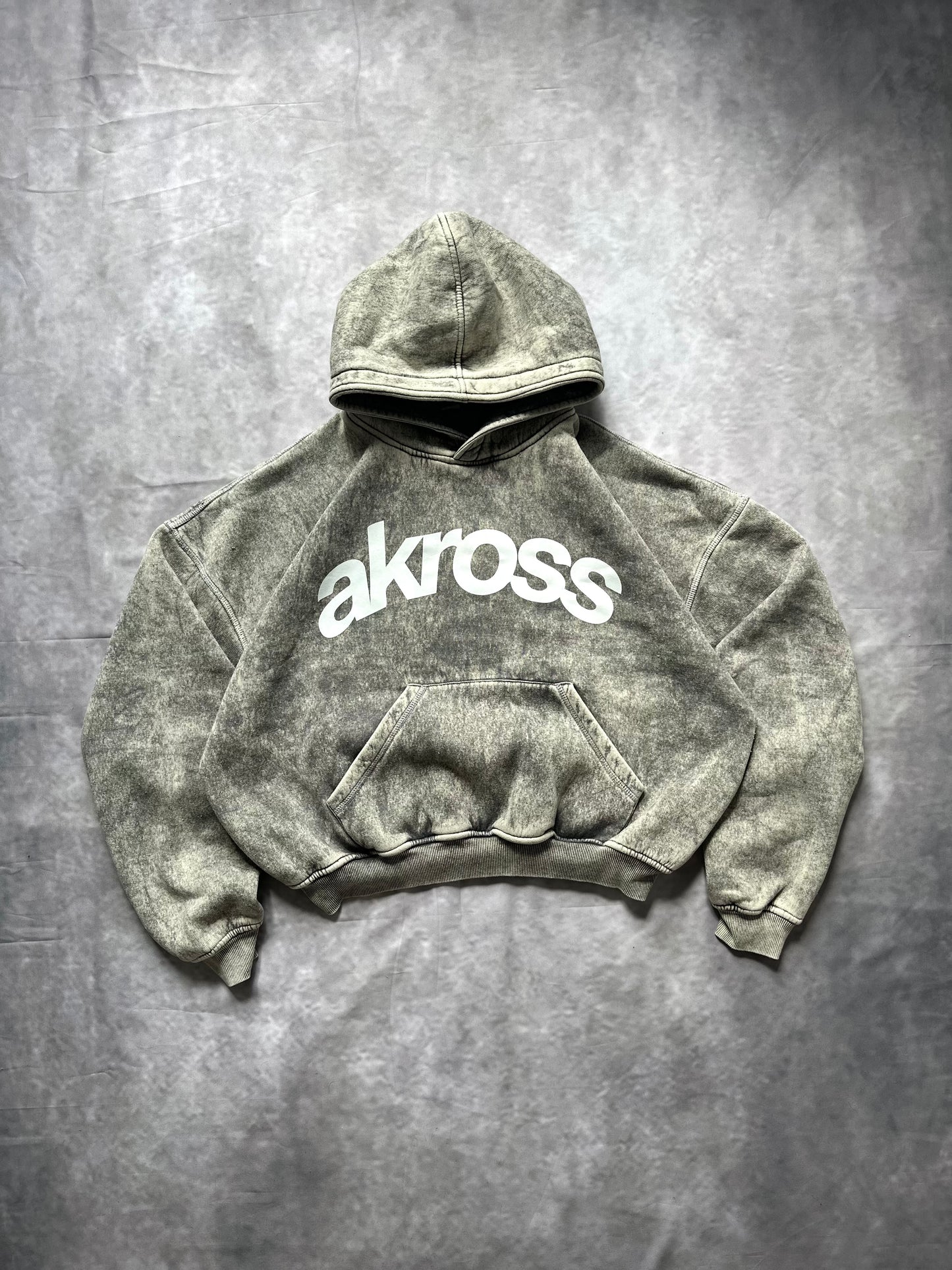HOODIE AKROSS “ACID” WASH