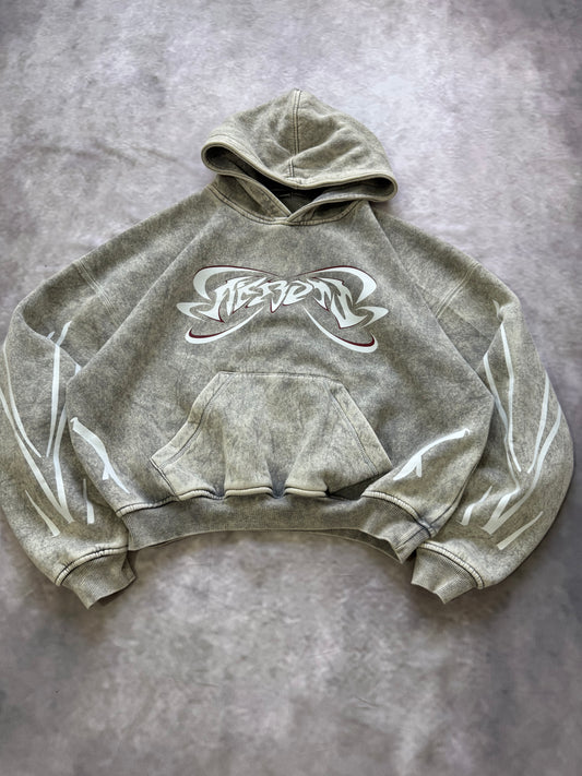 HOODIE AKROSS “RETRO” ACID WASH