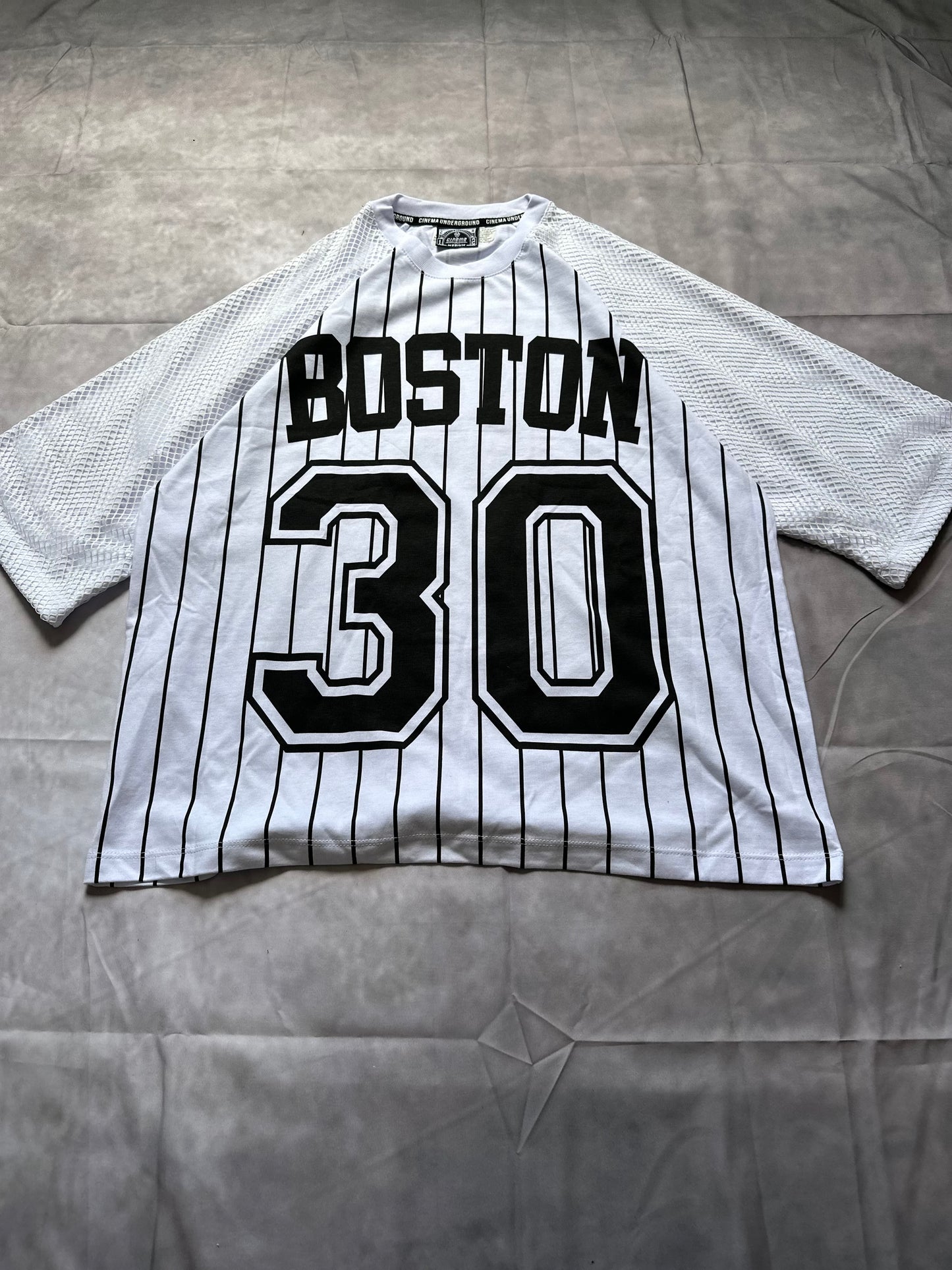CAMISA BEISBOLERA BLANCA