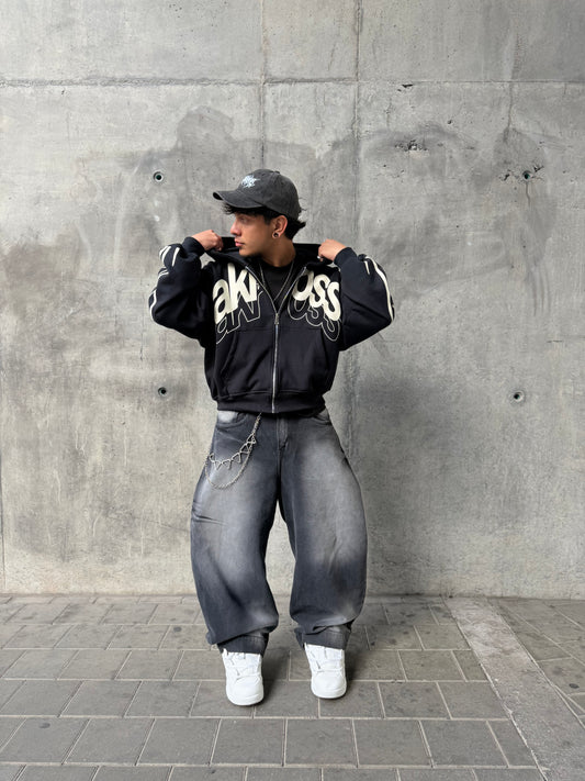 CHAQUETA BOXIFIT AKROSS “NEGRA”