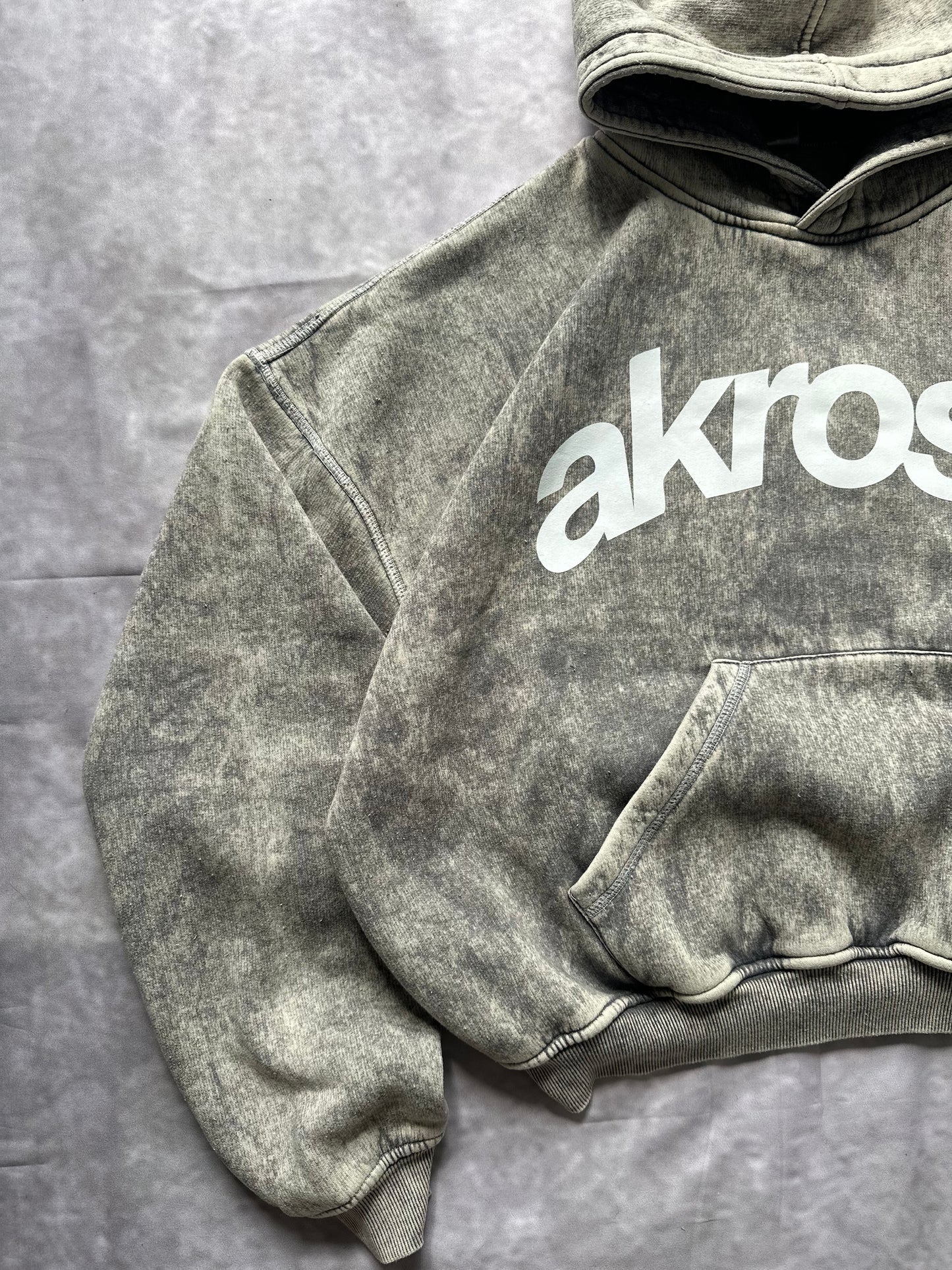 HOODIE AKROSS “ACID” WASH