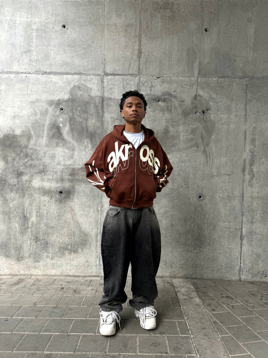 CHAQUETA BOXIFIT AKROSS “CHOCOLATE”