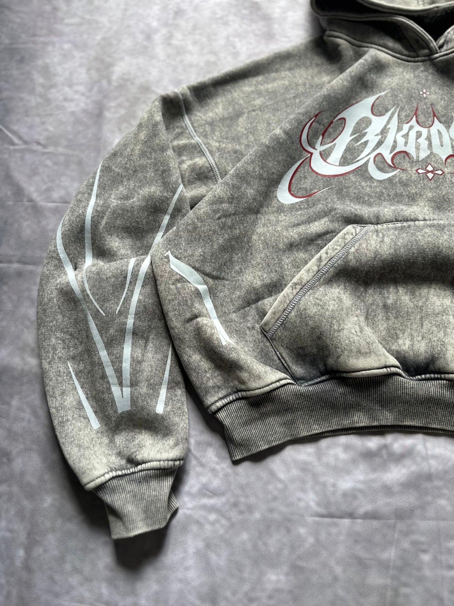 HOODIE AKROSS “RETRO” ACID WASH