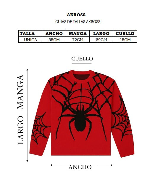 AKROSS SPIDER BLACK SWATER