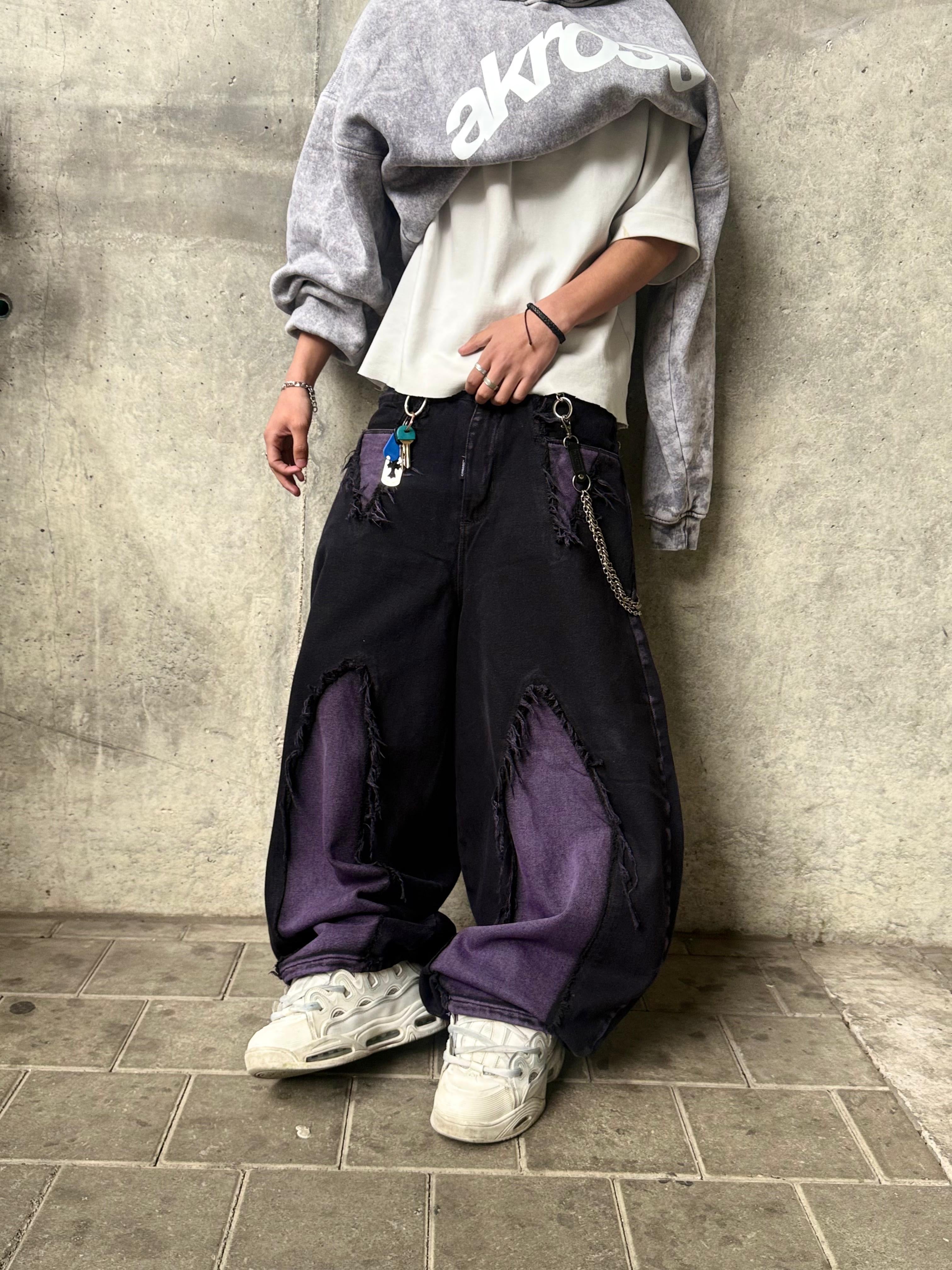 JEAN WASHED MORADO