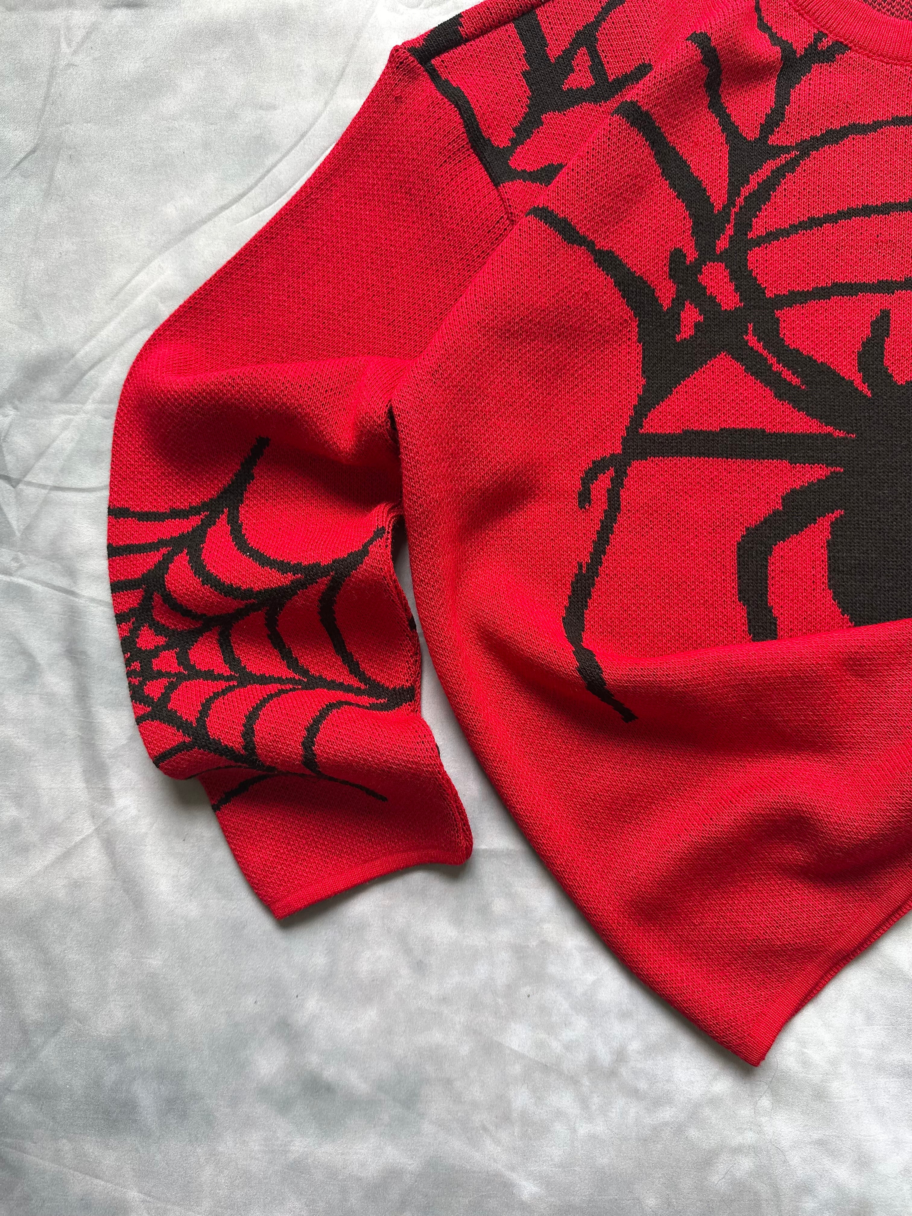 AKROSS SPIDER RED SWATER