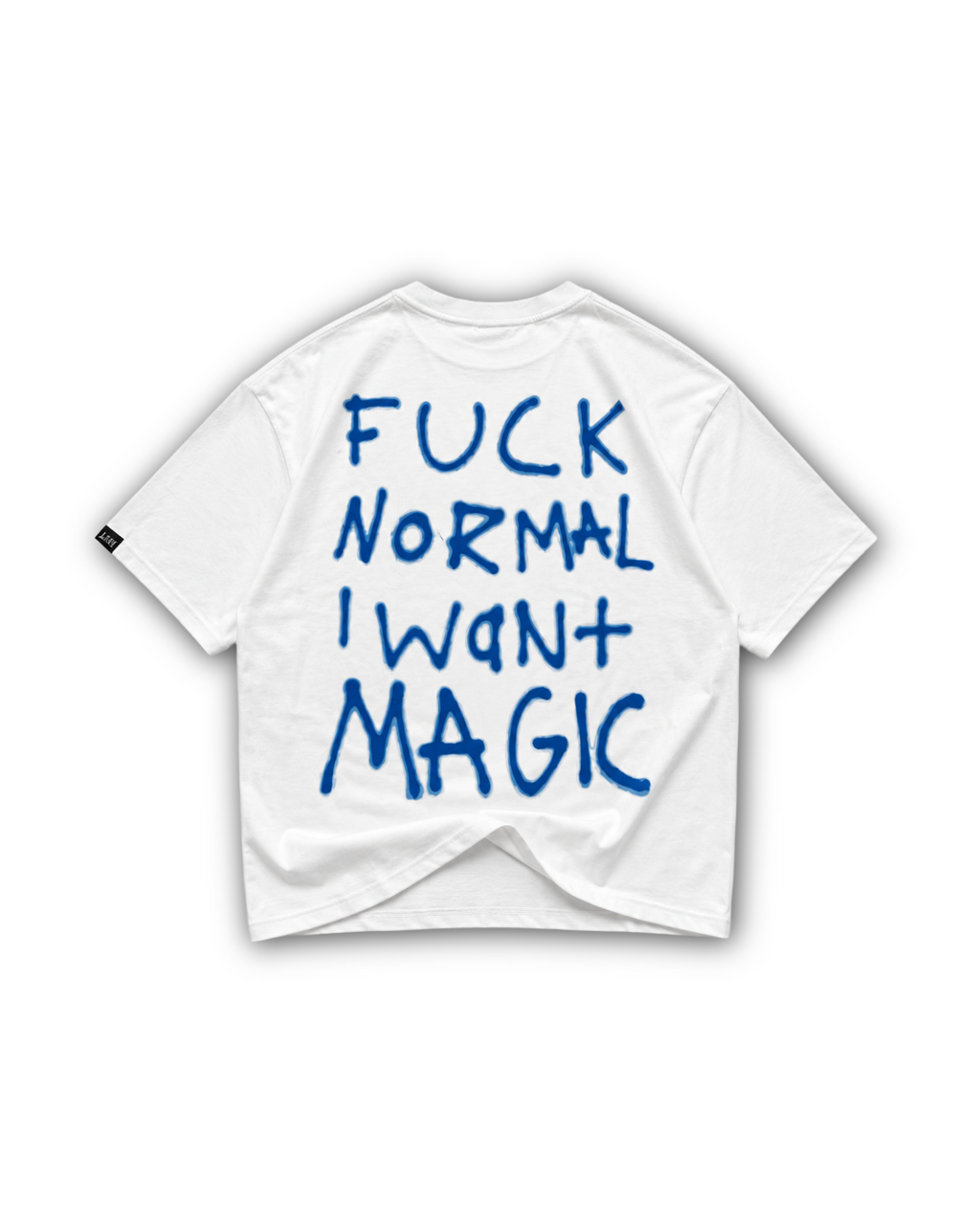 CAMISETA OVERSIZE BLANCA FUCK