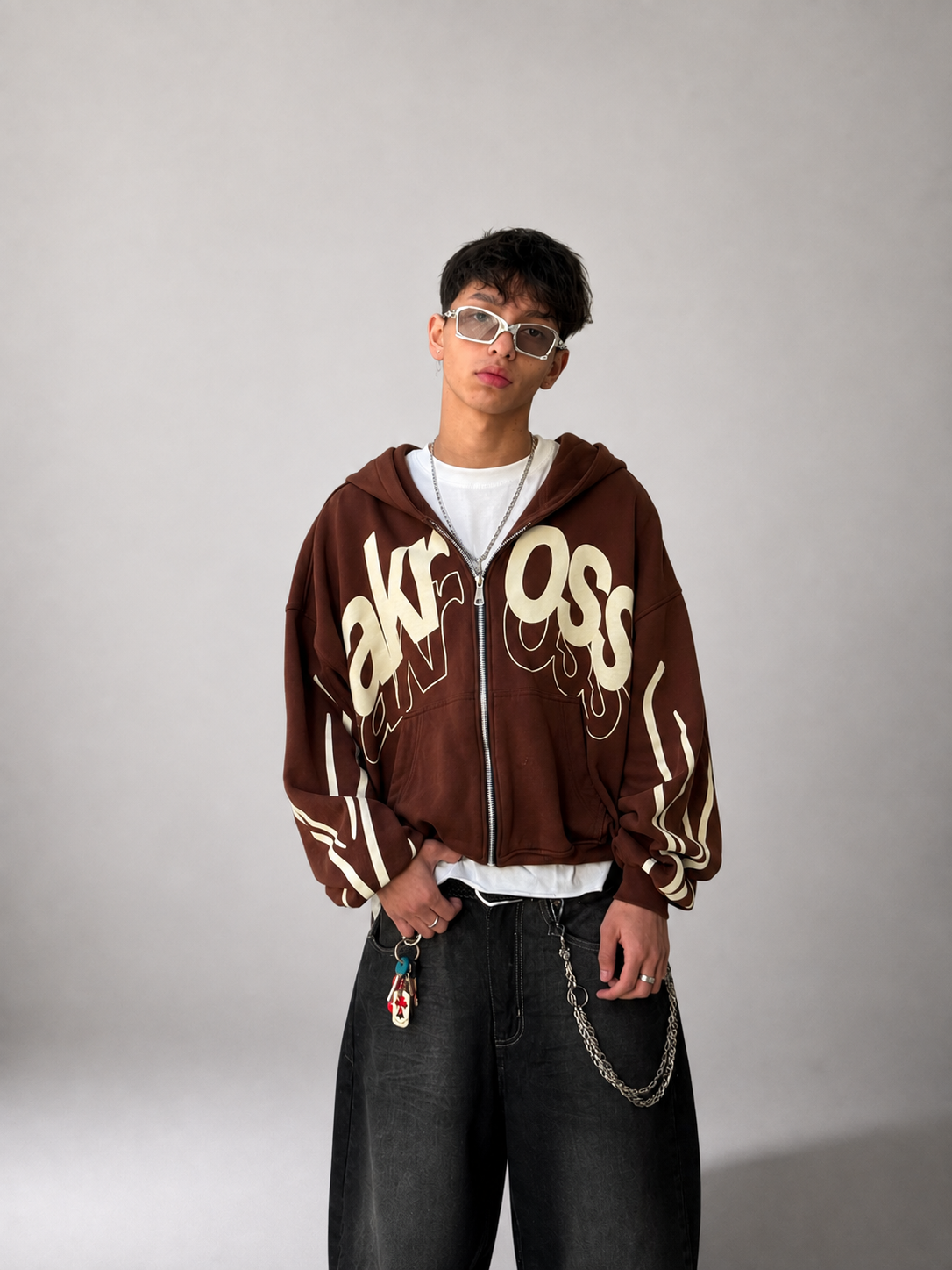 ZIP HOODIE CAFÉ