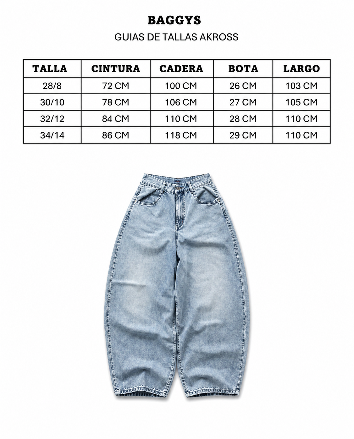 JEAN CLASIC AZUL BAGGY