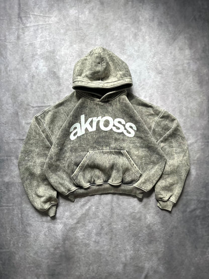 HOODIE AKROSS “ACID” WASH