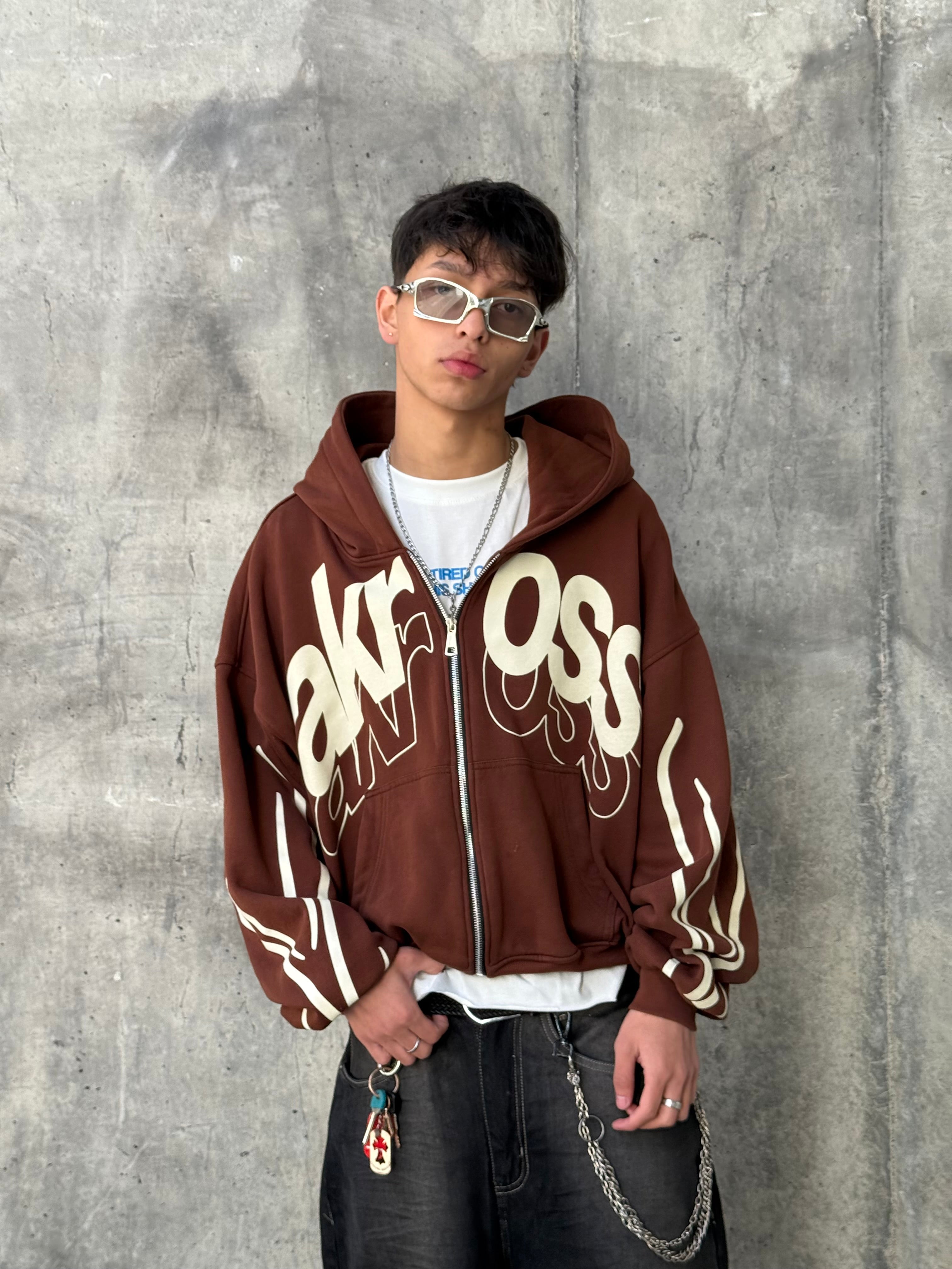 ZIP HOODIE CAFÉ — !PRE-VENTA!