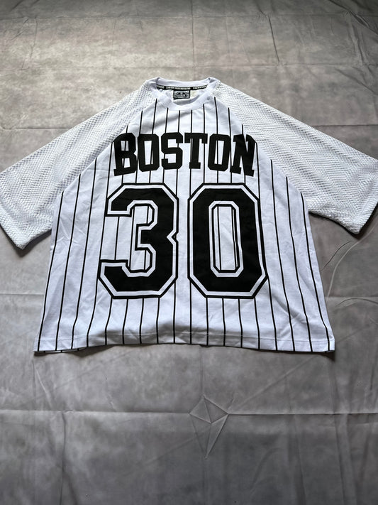 CAMISA BEISBOLERA BLANCA