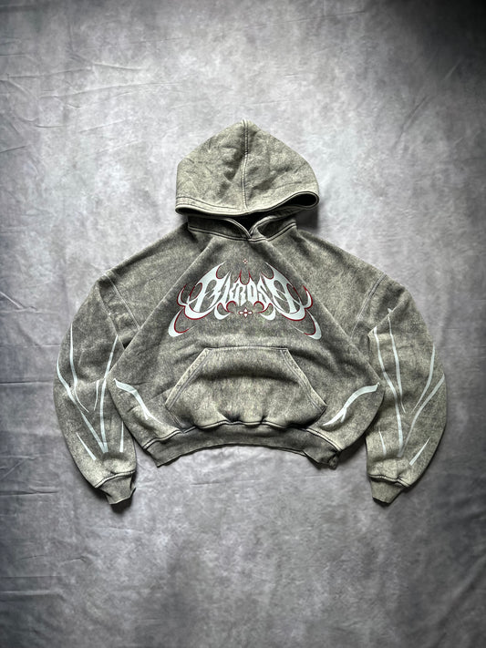HOODIE AKROSS “RETRO” ACID WASH