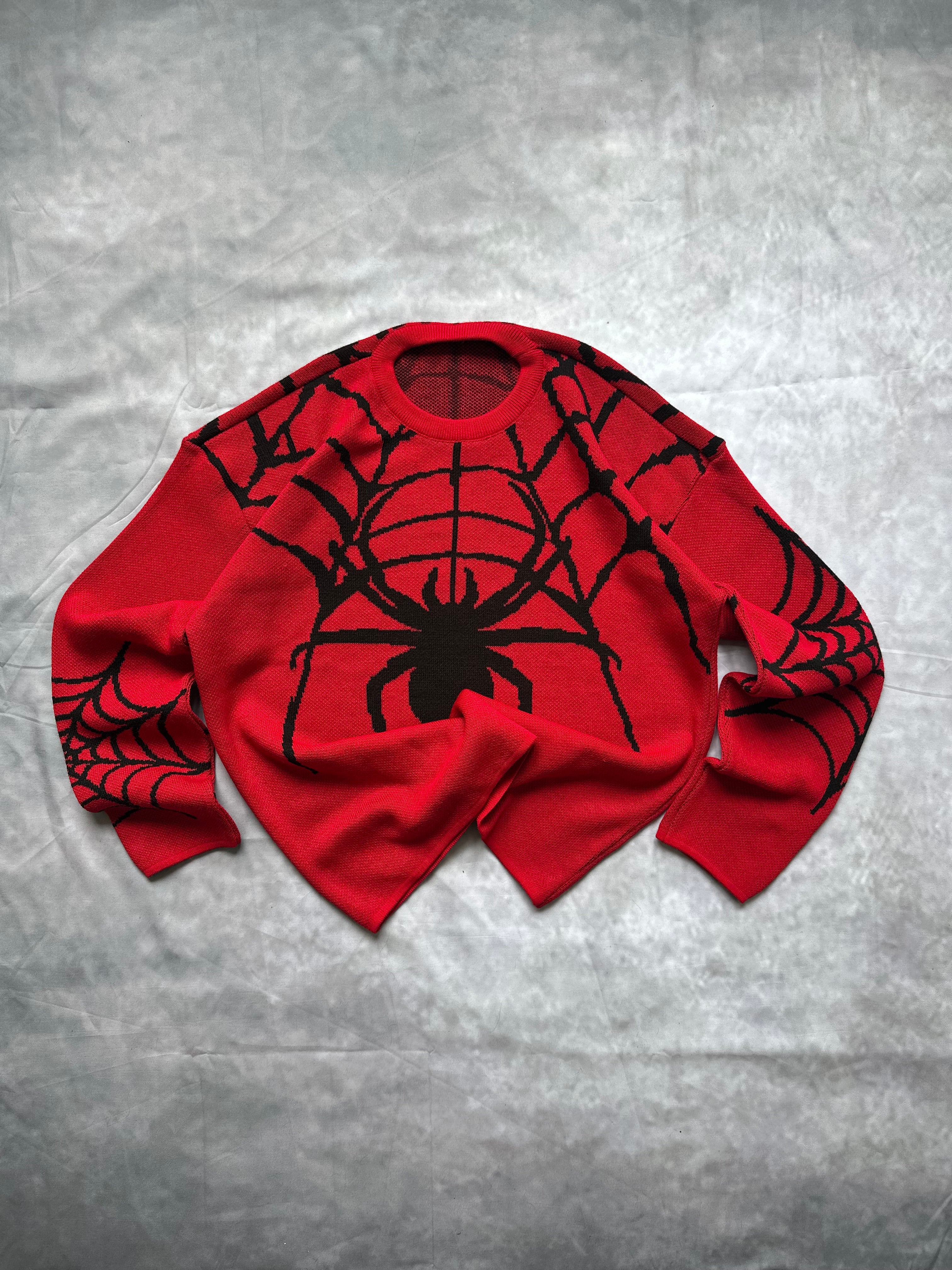 AKROSS SPIDER RED SWATER