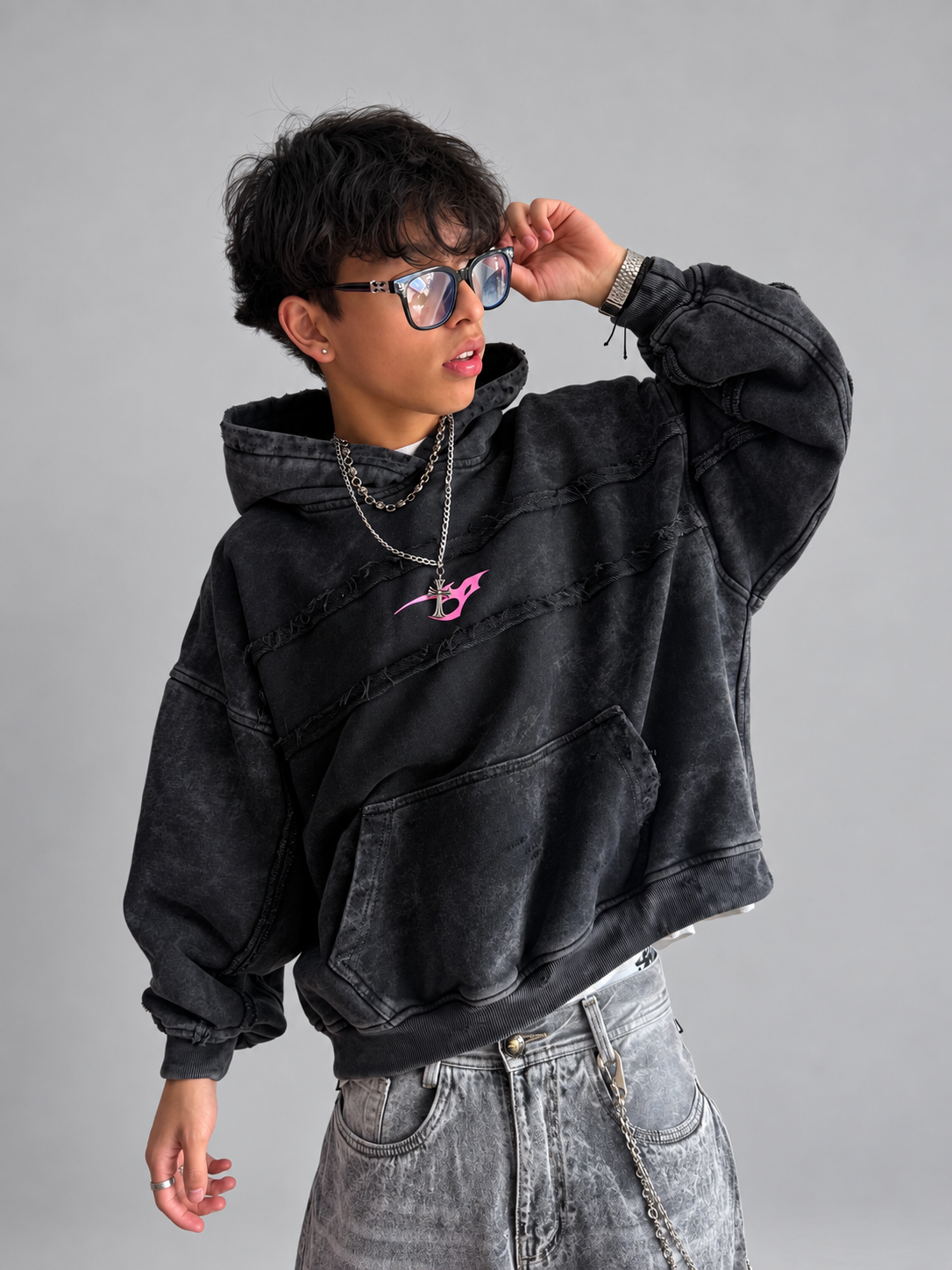 HOODIE ROTTEN NEGRO
