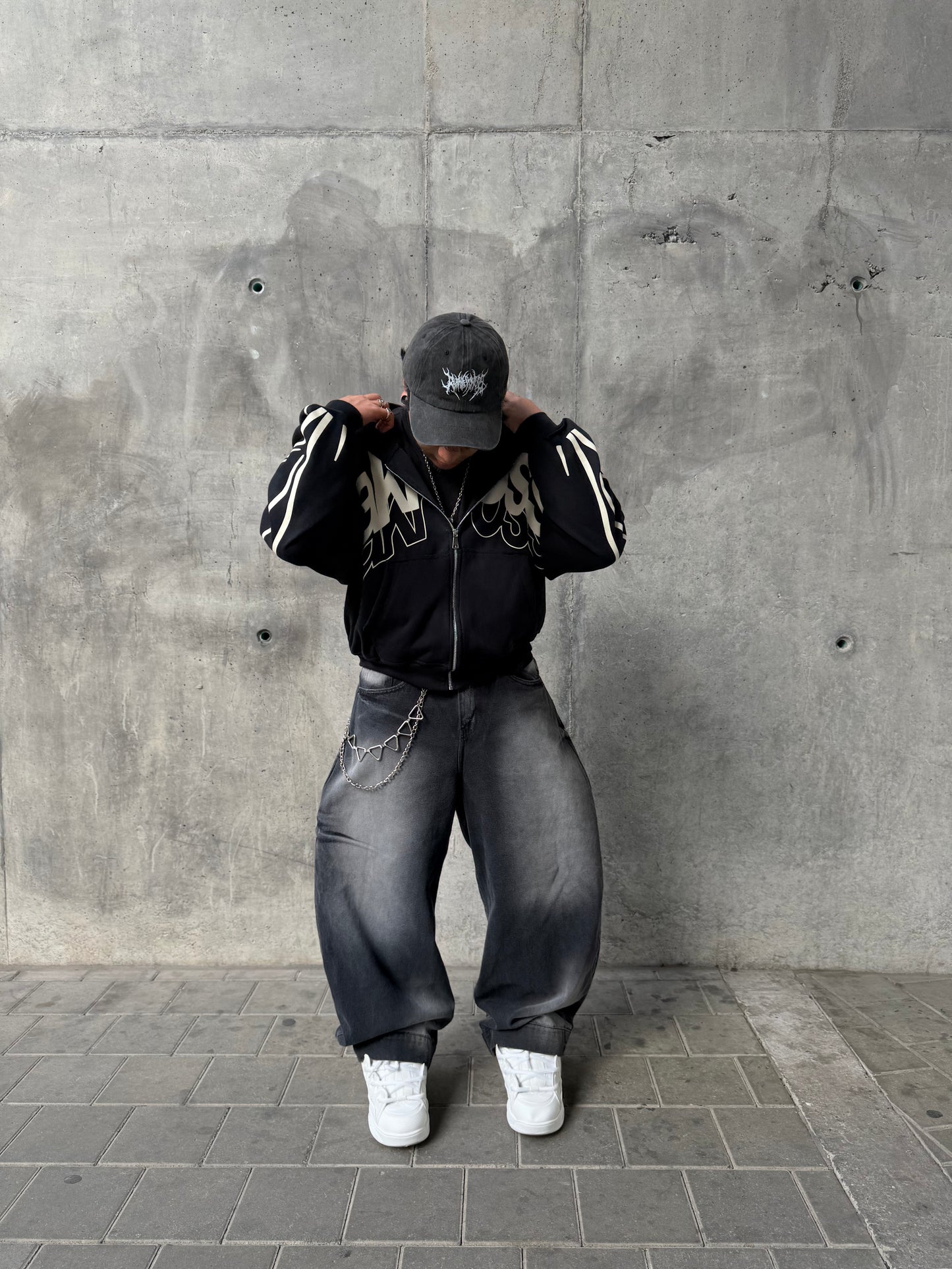 BAGGY SÚPER GRIS LAVADO