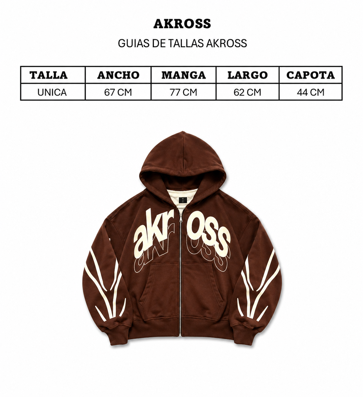 ZIP HOODIE CAFÉ — !PRE-VENTA!