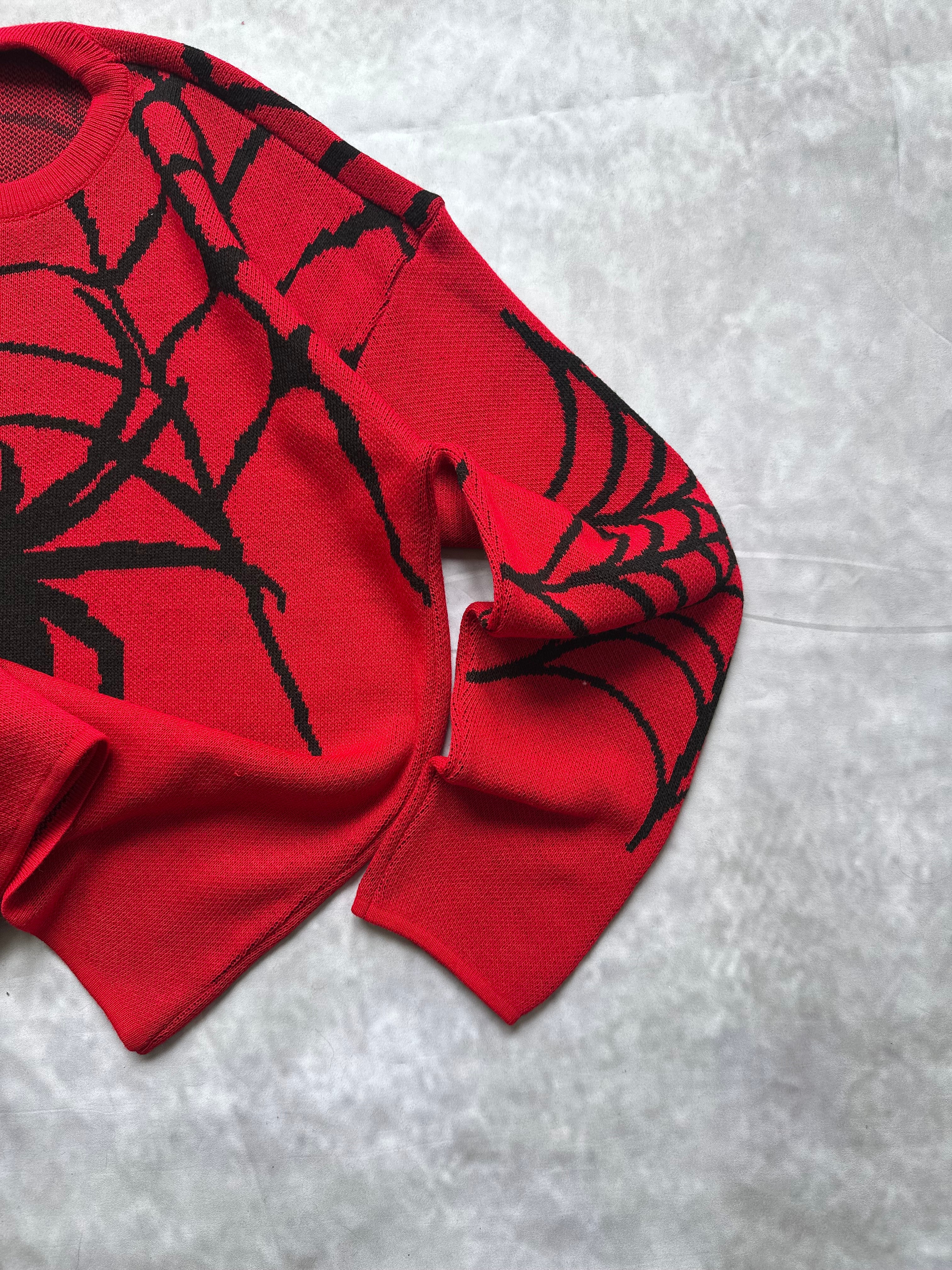 AKROSS SPIDER RED SWATER