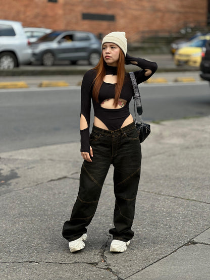 BAGGY JEANS CLASIC “GRIS LAVADO”