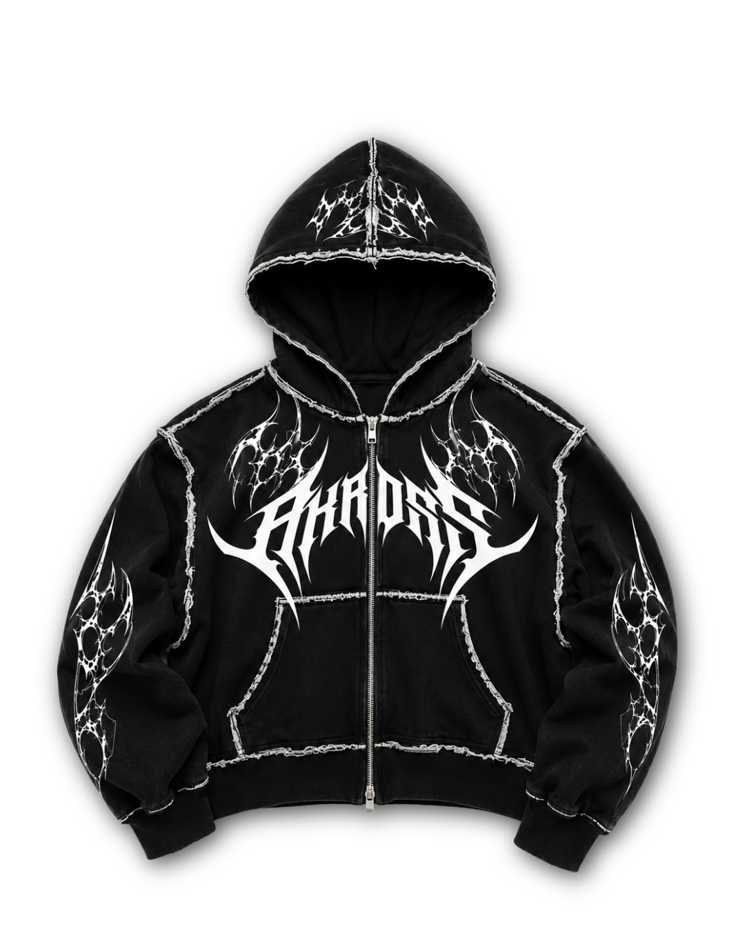 ZIP HOODIES BLACK JG