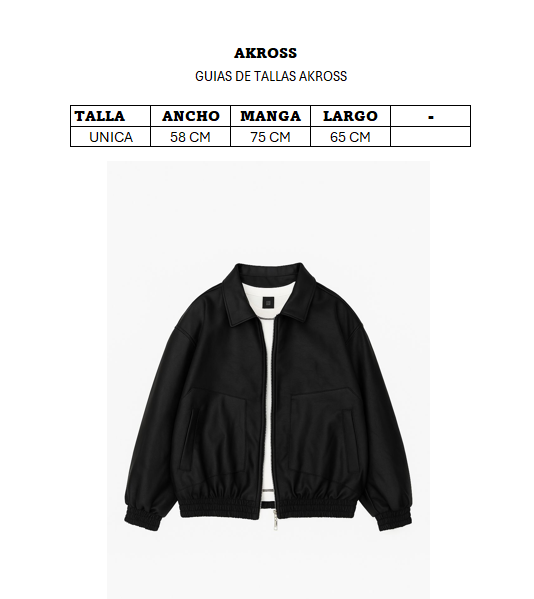 CHAQUETA PILOTO CUERINA