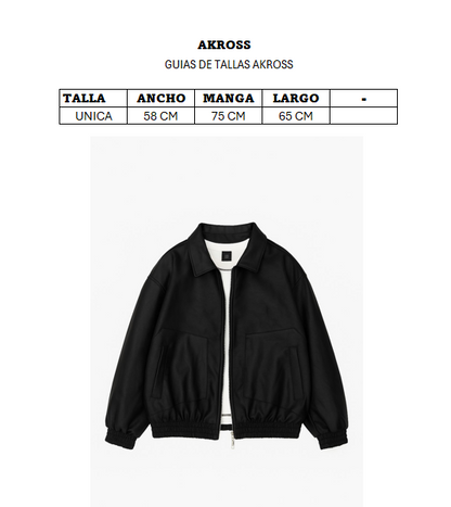 CHAQUETA PILOTO CUERINA