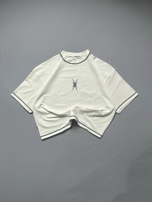 CAMISA GÓTICA “BOXIFIT” BLANCA