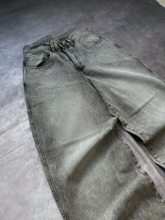 BAGGY JEANS ANCHO CLASIC "GRIS CLARO”