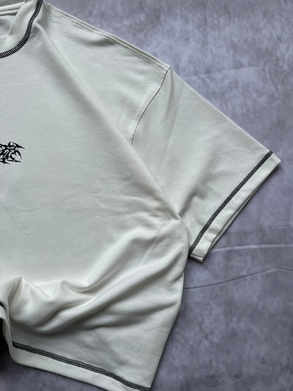 CAMISA GÓTICA “BOXIFIT” BLANCA