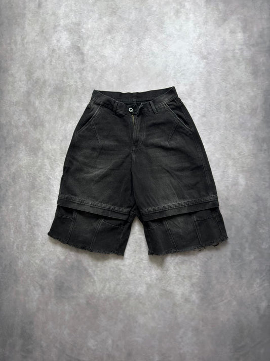 BERMUDA CURVÉ BLACK NEGRA