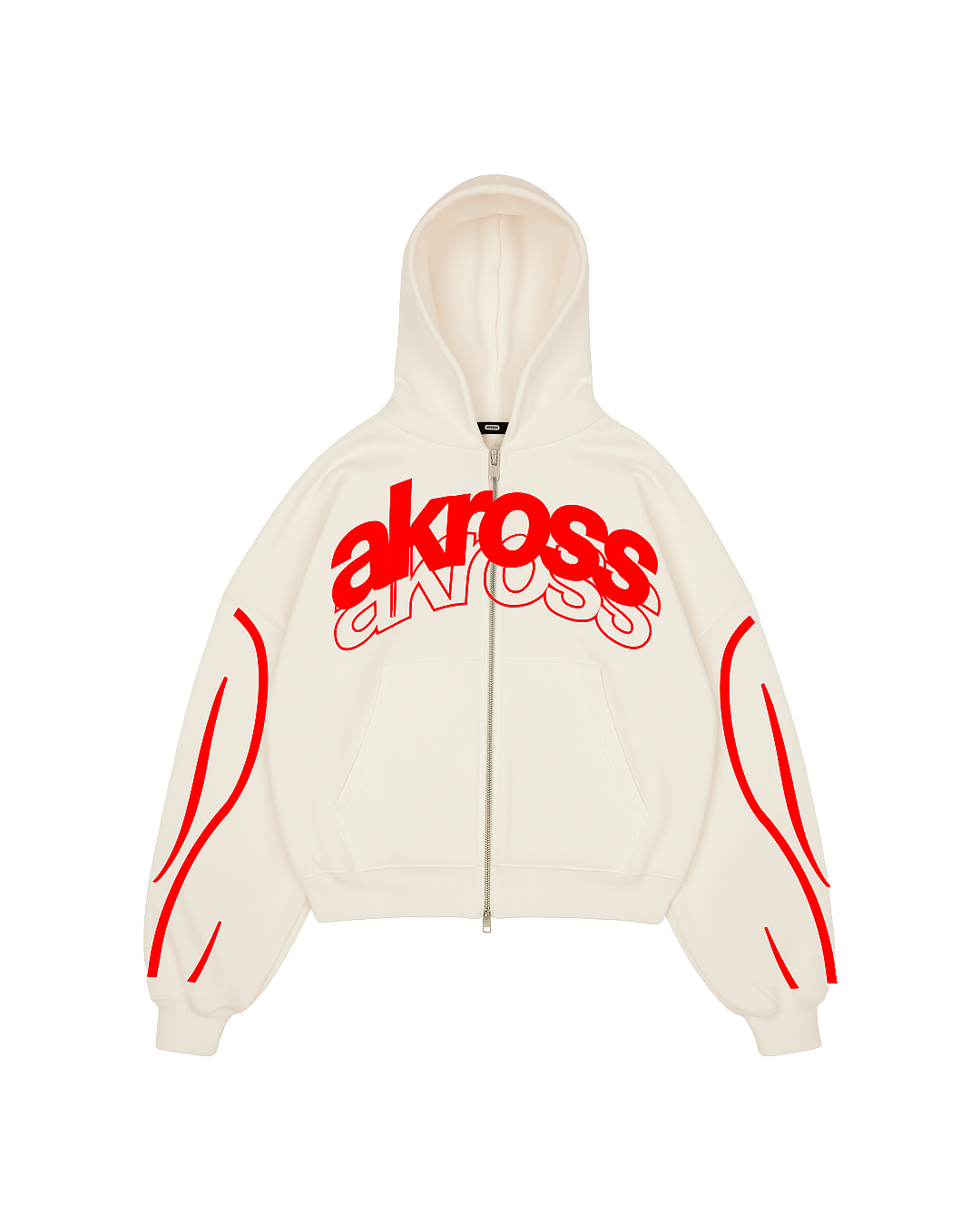ZIP UP HODDIE AKROSS MARFIL