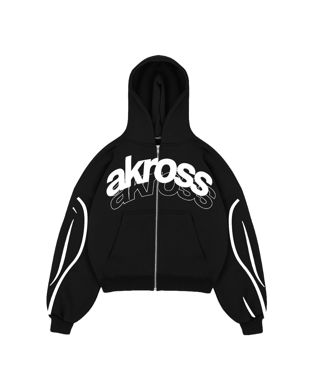 ZIP UP HODDIE AKROSS NEGRA
