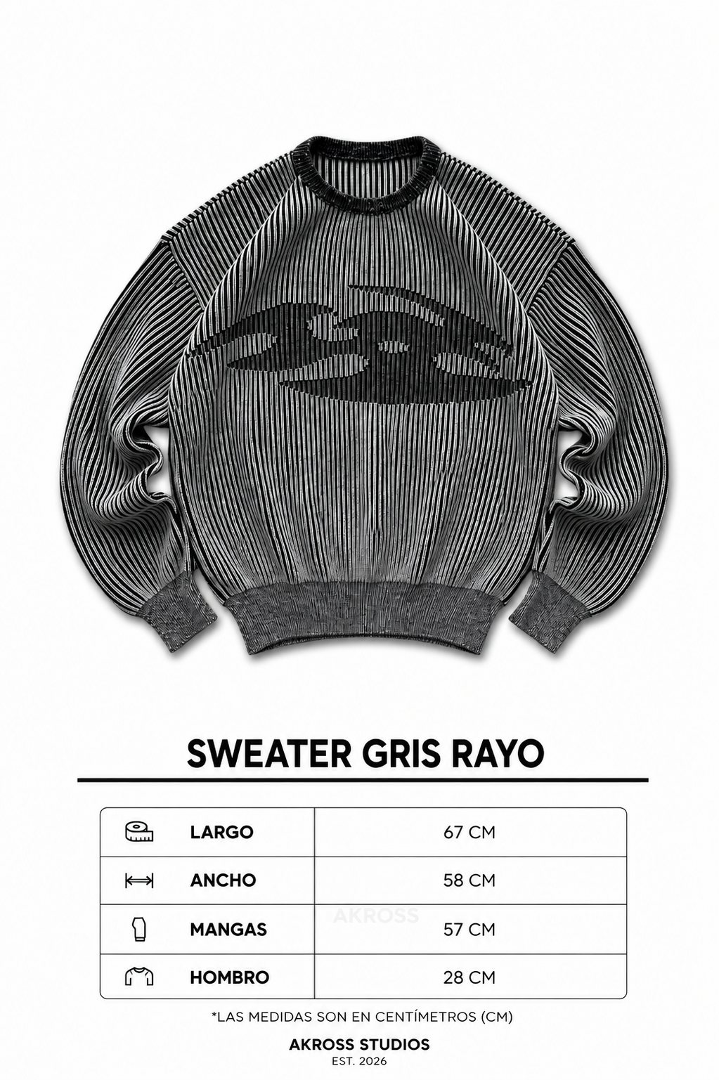 SWEATER NEGRO KAOS