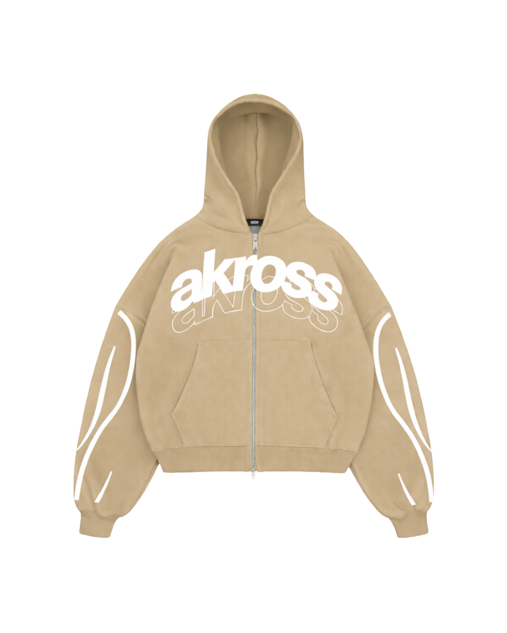 ZIP UP HODDIE AKROSS CAQUI