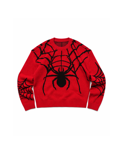 AKROSS SPIDER RED SWATER