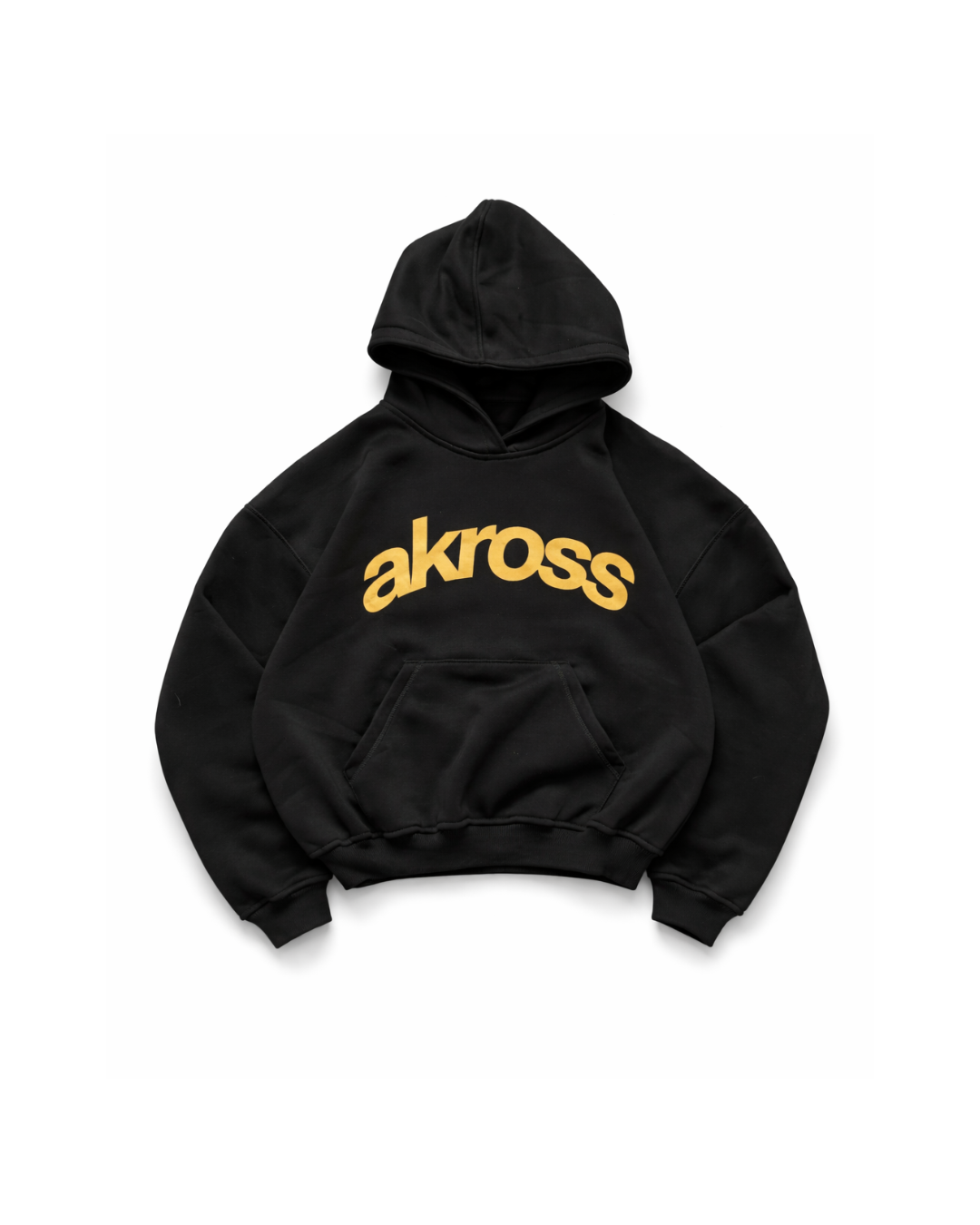 HOODIE AKROSS NEGRO/DORADO