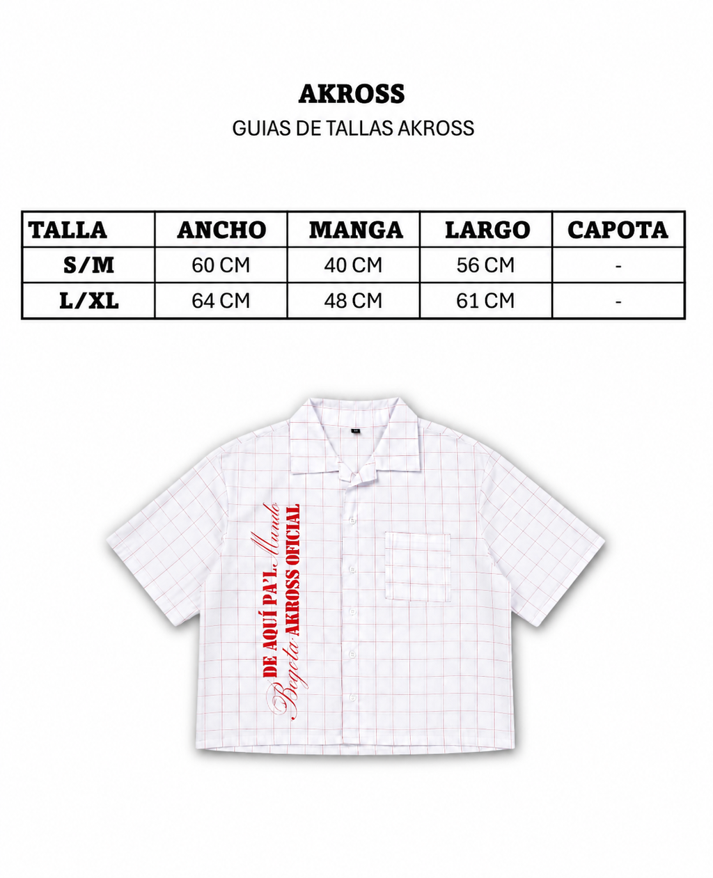 CAMISA KAOS BLANCA