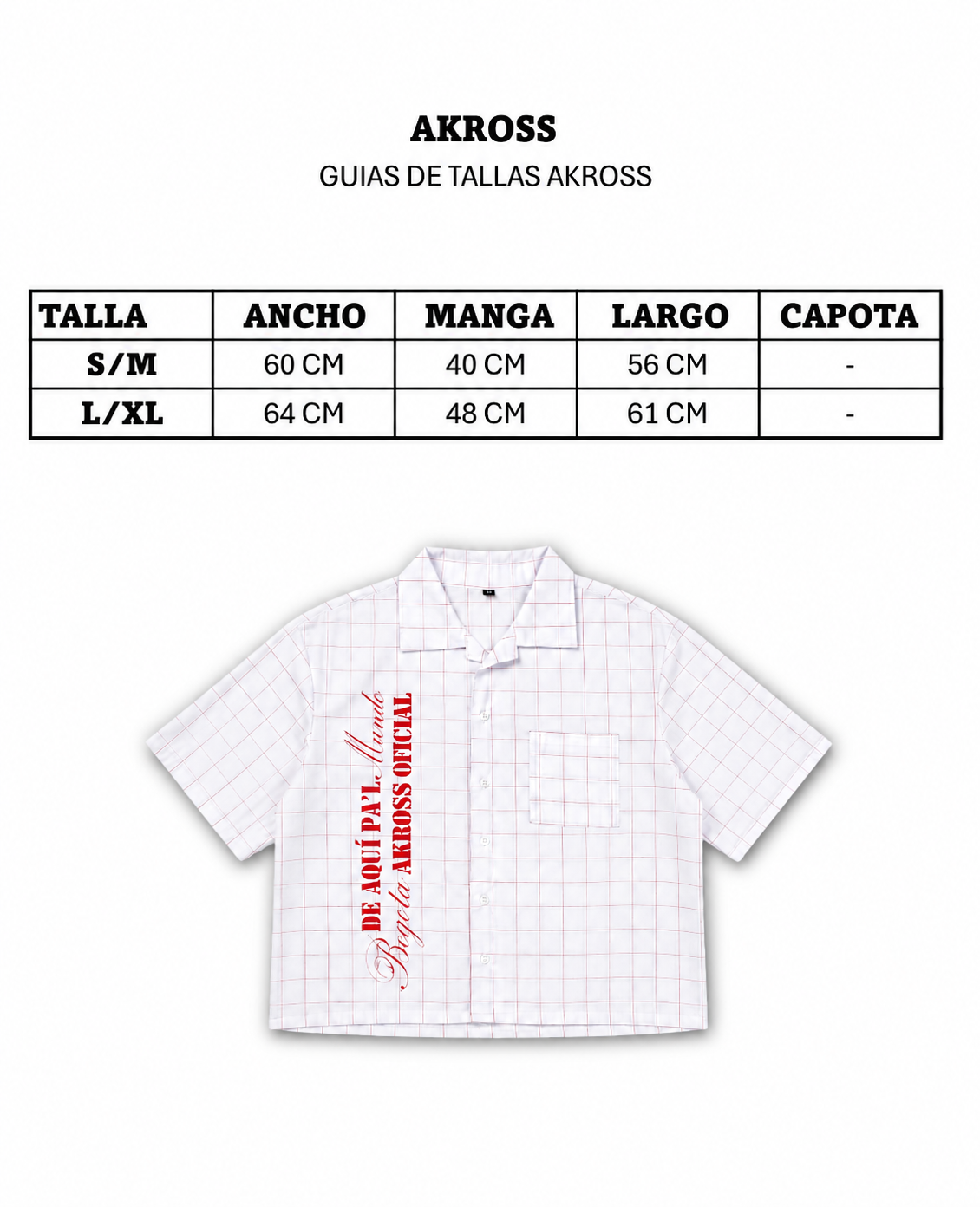 CAMISA KAOS BLANCA
