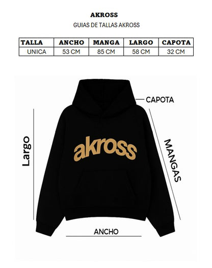 HOODIE AKROSS “ACID” WASH